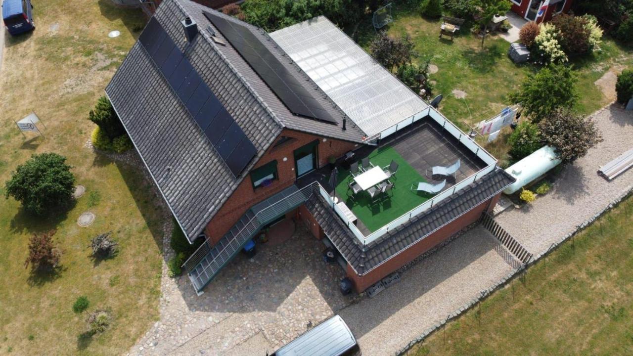 Ferienwohnung-In-Mecklenburg-Am-Kritzower-See-Mit-Ruderboot Kritzow  Bagian luar foto